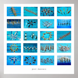 Póster Sincronización Natación