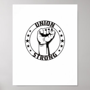 Póster Sindicato Fuerte Por Sindicato Orgulloso