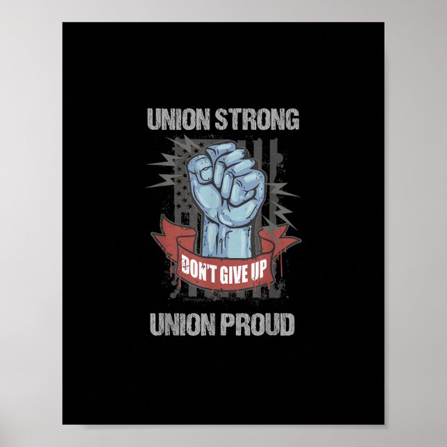 Póster Sindicato Sindical Sindical Orgulloso Fiesta Fu de (Frente)