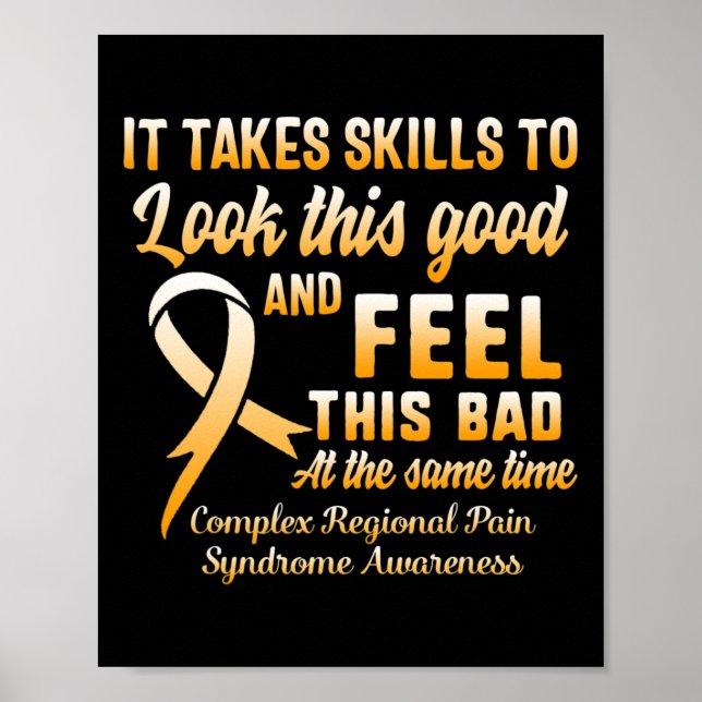 Póster Síndrome de Dolor Regional Complejo Conciencia Crp (Frente)