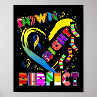Póster Síndrome de Down Cinta Azul Rockea tu Calcetín T21
