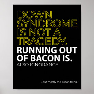 Póster Síndrome de Down Day Love no cuenta cromosomas