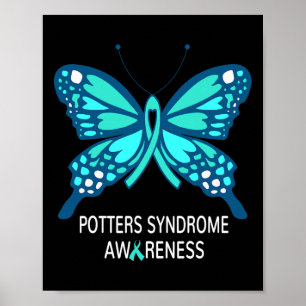 Póster Síndrome de Potter Conciencia Mariposa