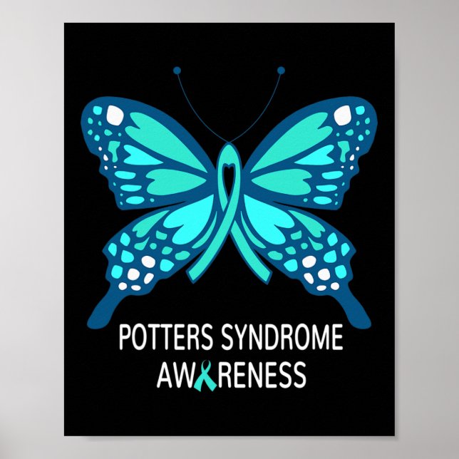Póster Síndrome de Potter Conciencia Mariposa (Frente)