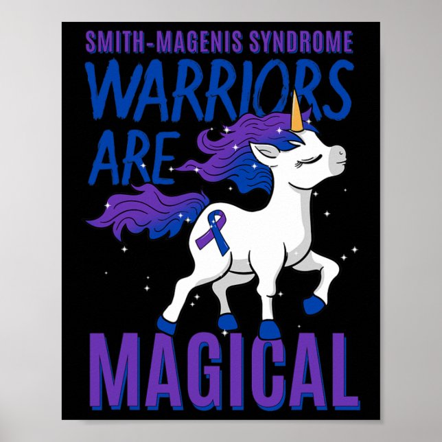 Póster Síndrome de Smith-magenis Trastorno del desarrollo (Frente)