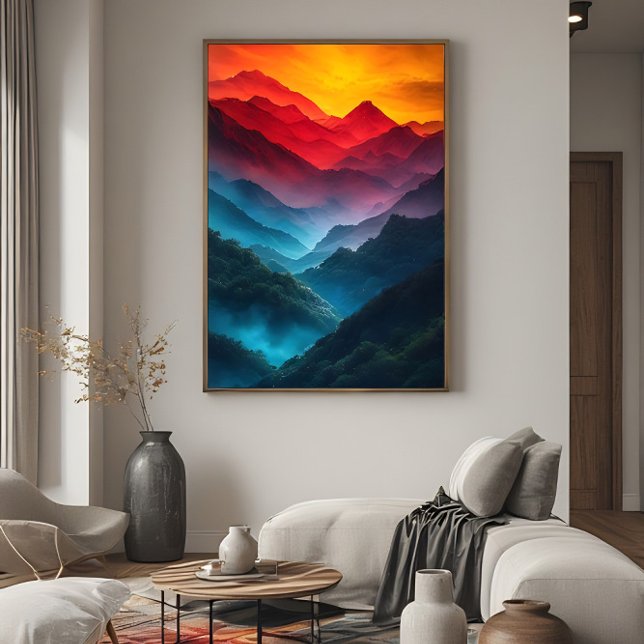 Póster Sinfonía de la montaña Aurora (Subido por el creador)