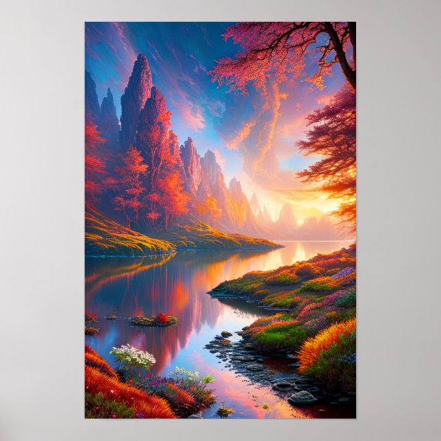 Póster Sinfonía de la naturaleza, el viaje del río (Frente)