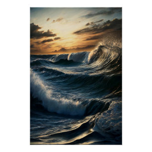 Póster Sinfonía de olas