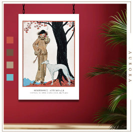 Póster Sinfonía de otoño de 1922 por George Barbier Poste