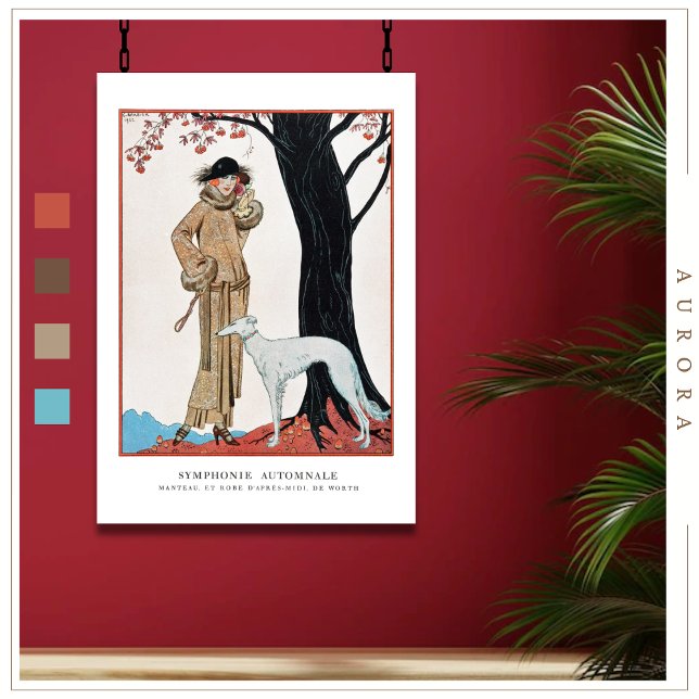 Póster Sinfonía de otoño de 1922 por George Barbier Poste (Subido por el creador)