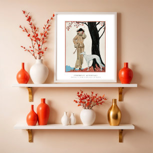 Póster Sinfonía de Otoño-Ilustración de moda por G. Barbi