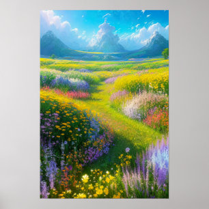 Póster Sinfonía de Primavera Colorida