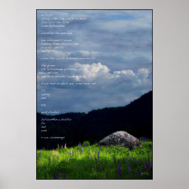 Póster Sinfonía de primavera - poster del poema "ee cummi