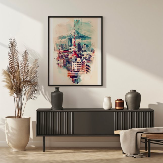 Póster Sinfonía de Tokio: Torre de Tokio, árbol del cielo (Subido por el creador)
