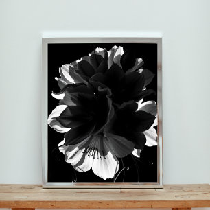Póster Sinfonía en las sombras y la luz monocromas