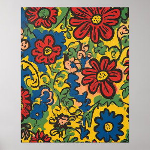 Póster Sinfonía Floral