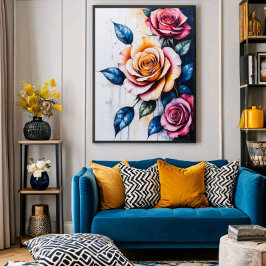 Póster Sinfonía floral