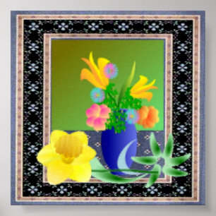 Póster Sinfonía floral