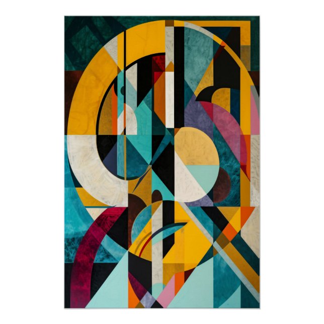 Póster Sinfonía Geométrica (Anverso)