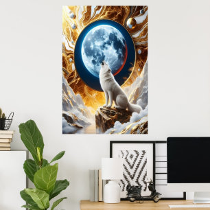 Póster Sinfonía lunar: una serenada de lobos