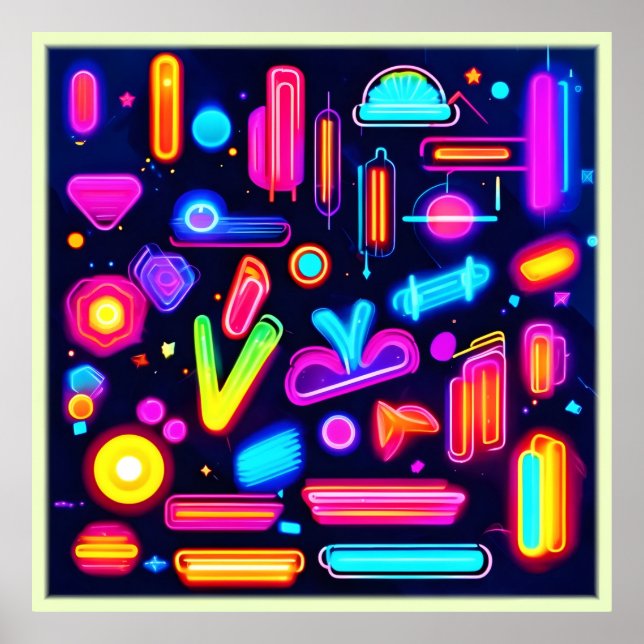 Póster Sinfonía Neon Dreamscape (Frente)