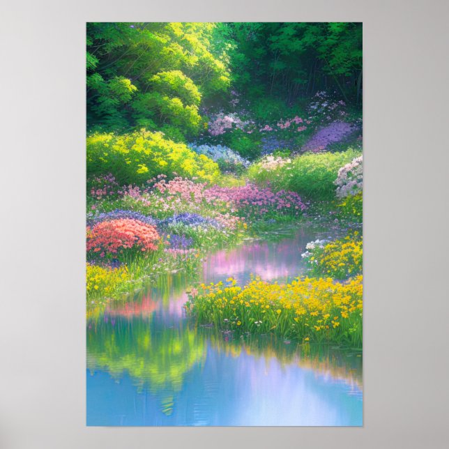 Póster Sinfonía Riverbank, Un Entorno Colorido (Frente)
