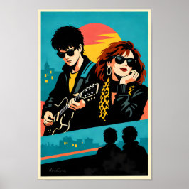 Póster Sing Street Inspired Retro Movie Poster