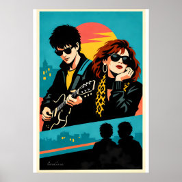 Póster Sing Street Inspired Retro Movie Poster