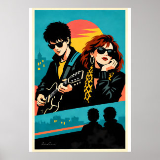 Póster Sing Street Inspired Retro Movie Poster