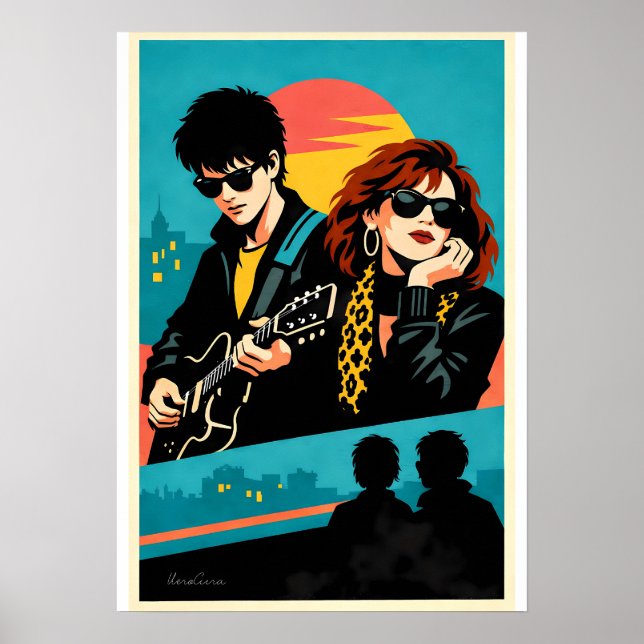 Póster Sing Street Inspired Retro Movie Poster (Frente)