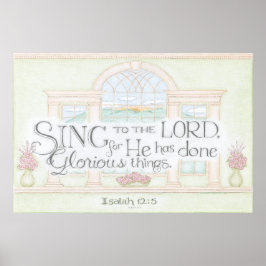 Póster Sing to the Lord Poster