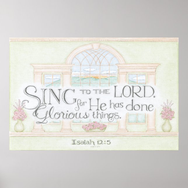 Póster Sing to the Lord Poster (Frente)