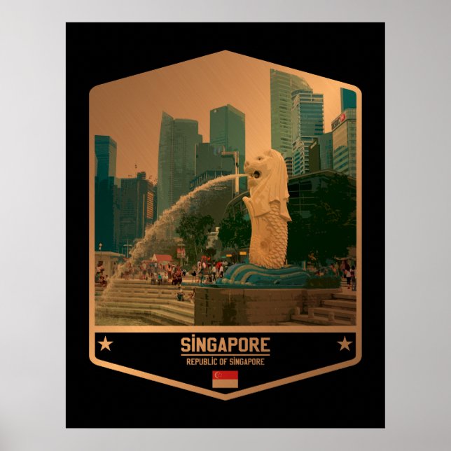 Póster Singapur (Frente)