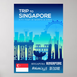 Póster Singapur