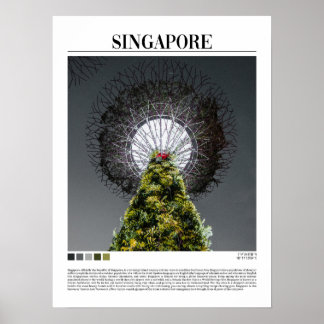 Póster Singapur - Sudeste de Asia