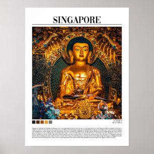 Póster Singapur - Sudeste de Asia