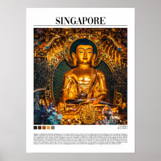 Póster Singapur - Sudeste de Asia
