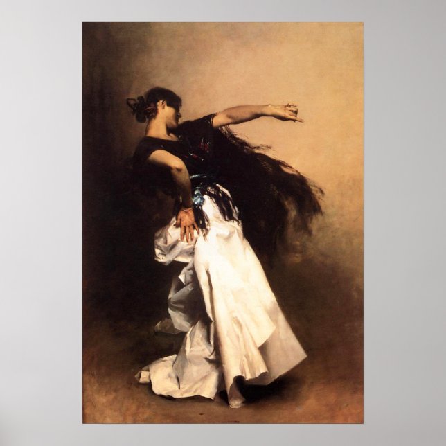 Póster Singer Sargent Spanish Dancer Poster (Frente)