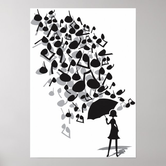 Póster Singin' en la lluvia (Frente)