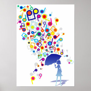 Póster Singin' en la lluvia