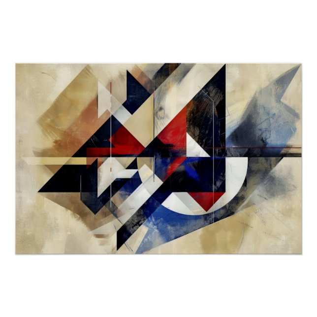 Póster Singular Abstraction (Anverso)