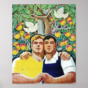 Póster Sino Soviet Cooperation