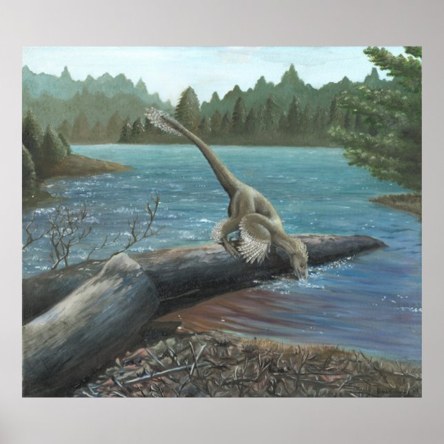 Póster Sinornithosaurus Print (Frente)