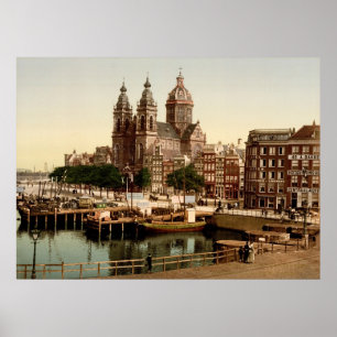 Póster Sint Nicolaaskerk Amsterdam
