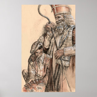 Póster Sinterklaas y Zwarte Piet por Portia St Luke