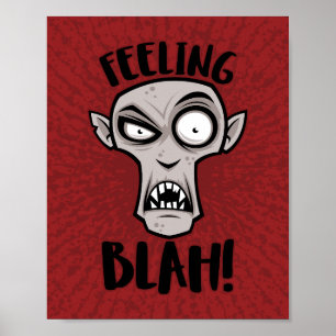 Póster Sintiendo el vampiro Blah Nosferatu
