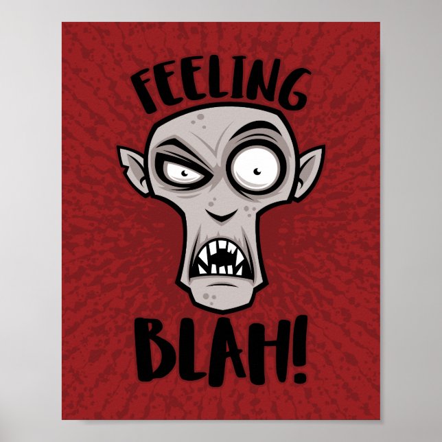 Póster Sintiendo el vampiro Blah Nosferatu (Frente)