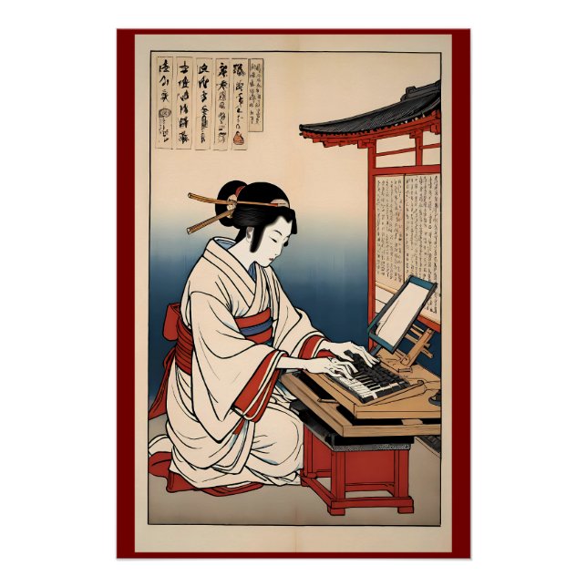 Póster Sintonía de teclado temprana (Anverso)