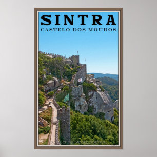 Póster Sintra - Castillo de los moros