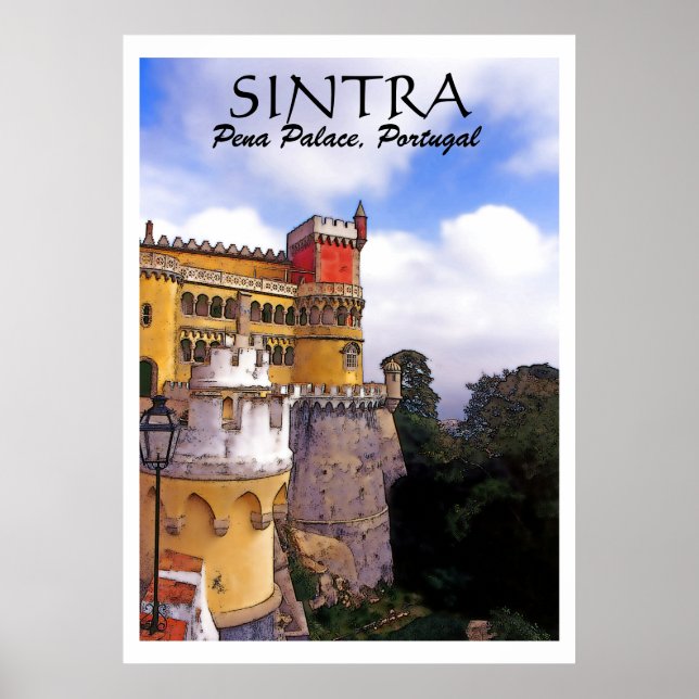 Póster SINTRA, Palacio de Pena, poster fotográfico (Frente)